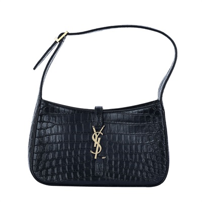 LE 5 À 7 鱷魚皮壓紋 皮革 HOBO 手袋 肩背 手提包