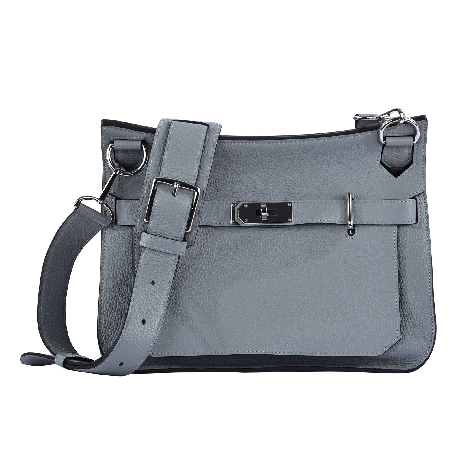 愛馬仕 Hermès Jypsiere 吉普賽包 31 JY31 A刻 灰拚藍JYPSIERE31 防塵袋