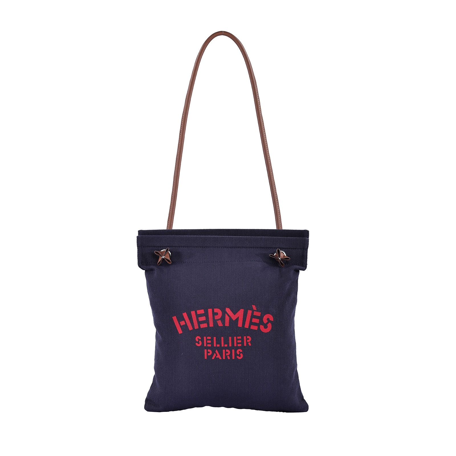 愛馬仕 Hermès Aline Mini 扁包 ALINMI U刻 藍Aline帆布包 無附屬品