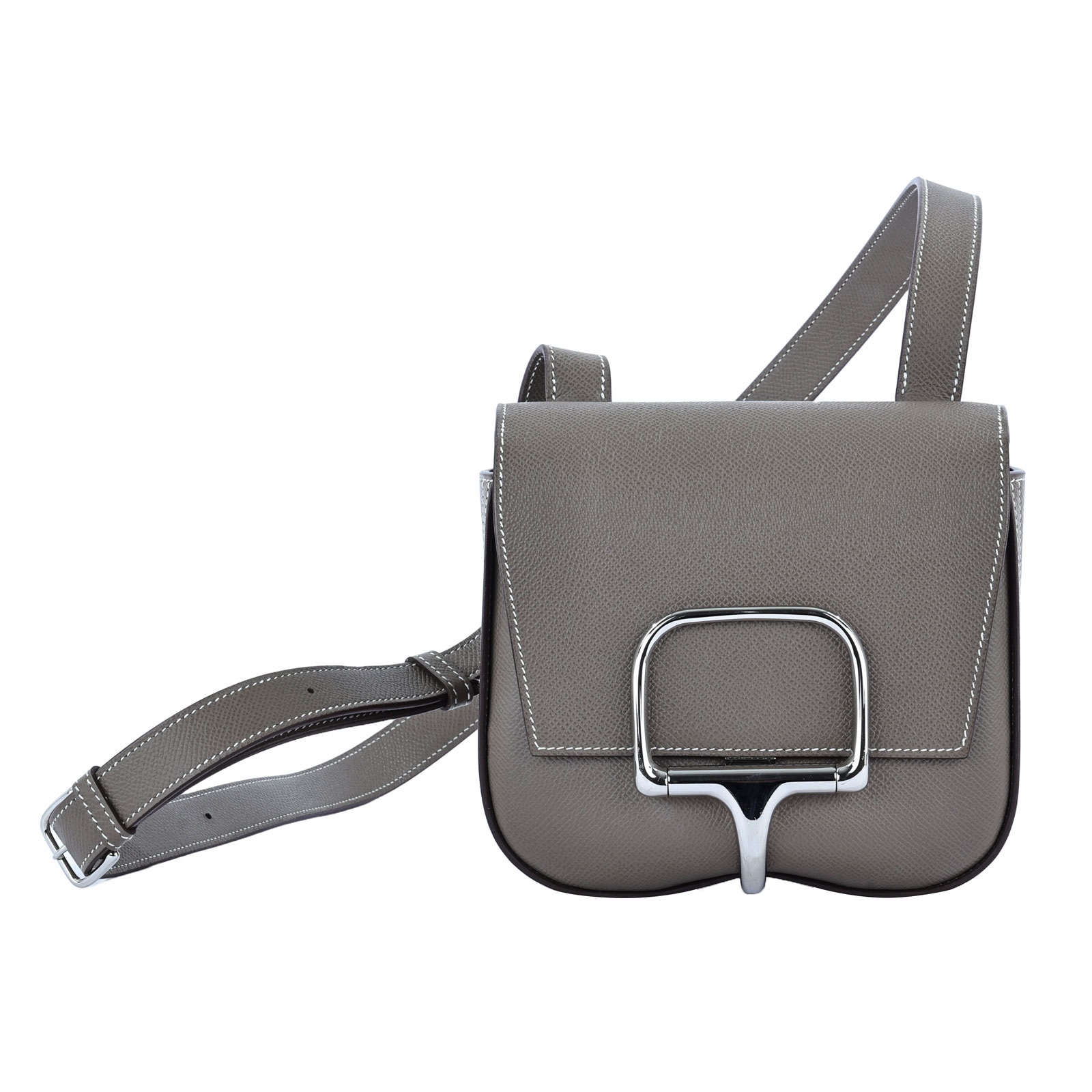 愛馬仕 Hermès Della Cavalleria Mini 迷你 肩背包 DELLAMINI U刻  原廠盒子