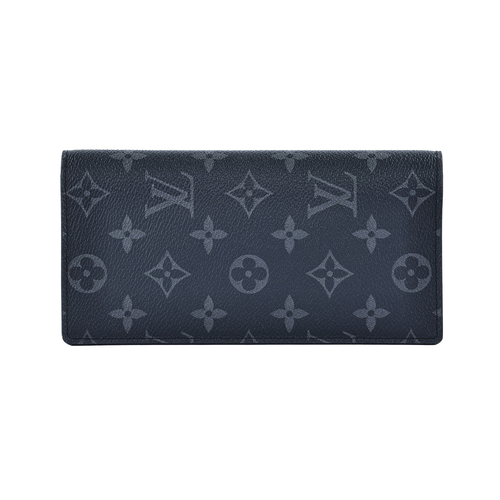 路易威登 LOUIS VUITTON Brazza 錢包 Monogram Eclipse 帆布 長夾 M61697  原廠盒子/防塵袋/購買證明