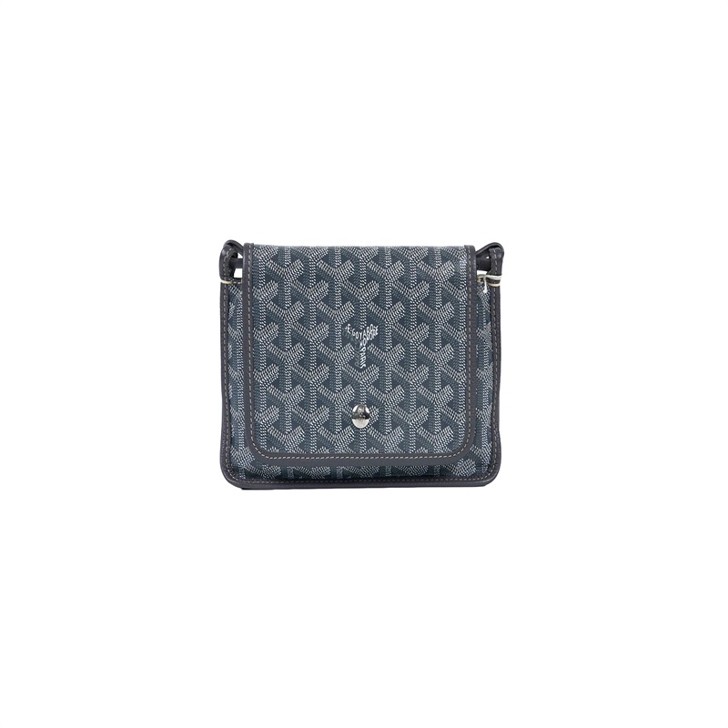 高雅德 GOYARD Plumet Pocket Wallet 肩背 隨身錢包 PLUMETPMLTY50CL50P 灰PLUMET 防塵袋