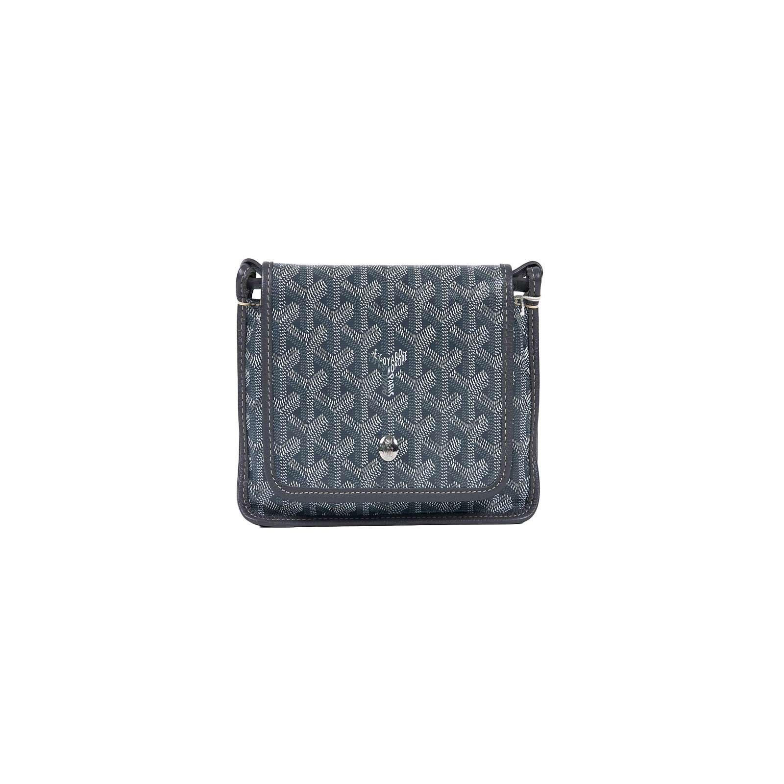 高雅德 GOYARD Plumet Pocket Wallet 肩背 隨身錢包 PLUMETPMLTY50CL50P 灰PLUMET 防塵袋