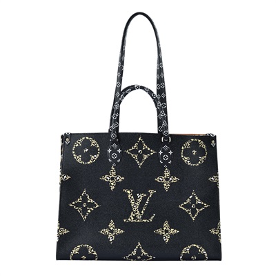 路易威登 LOUIS VUITTON OnTheGo GM 購物袋 手提包 M44674 豹紋ONTHEGO JUNGLE MM 防塵袋