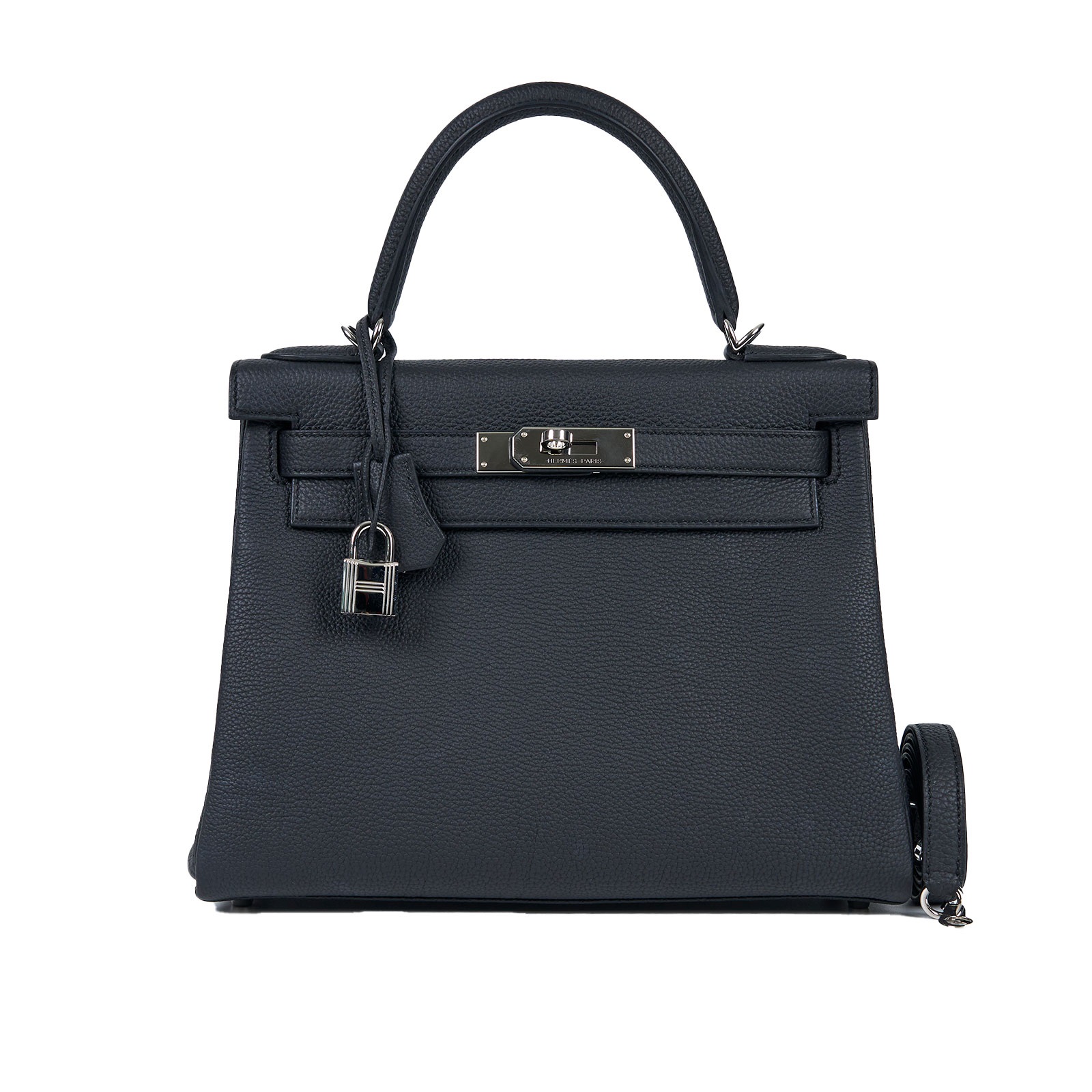 愛馬仕 Hermès Kelly Bag 凱莉包 28 KL28 W刻 黑 KELLY28 內縫 原廠盒子/防塵袋 /鎖組