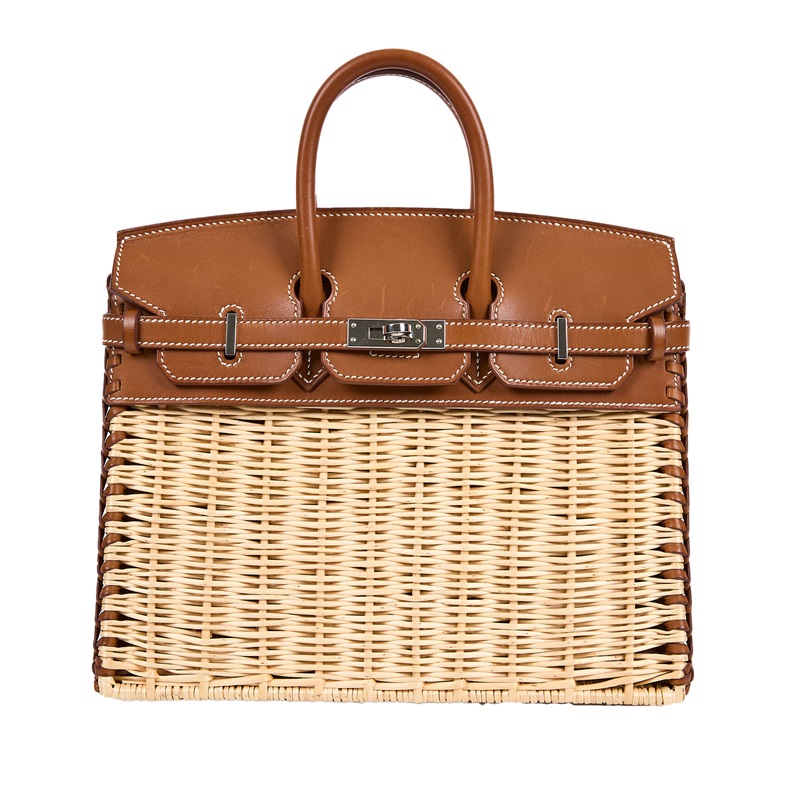 愛馬仕 Hermès Birkin Bag 柏金包 25 BK25 B刻 棕色BIRKIN PICNIC25 原廠盒子/防塵袋/中國購買證明