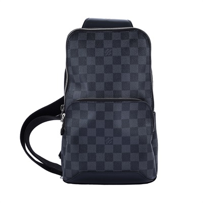 路易威登 LOUIS VUITTON Avenue 單肩包 棋盤格 Graphite N41719 黑棋盤胸包 原廠盒子/防塵袋/購買證明