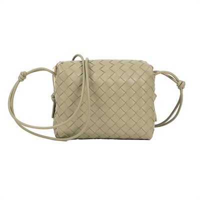 寶緹嘉 BOTTEGA VENETA Loop 相機包 小型 723548 綠LOOP 編織包 防塵袋