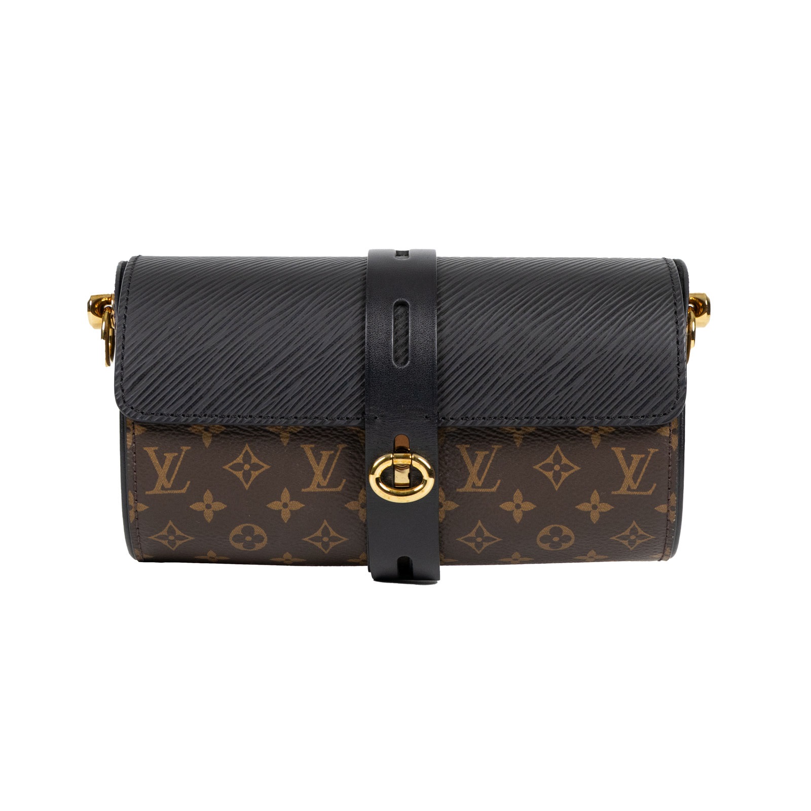 路易威登 LOUIS VUITTON Glasses Case 圓筒 眼鏡盒 M43903 黑色epi glasses case圓筒側背包 防塵袋/鎖組