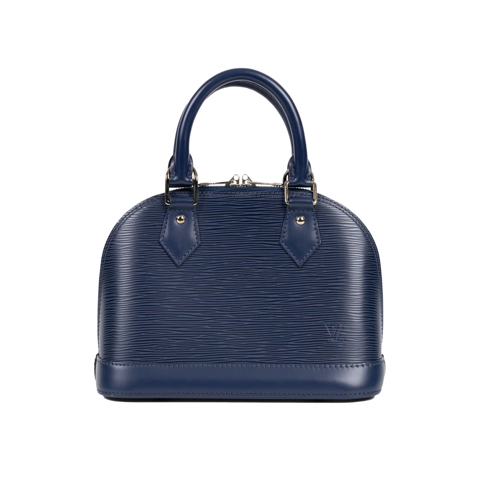 路易威登 LOUIS VUITTON Alma BB 手提包 M40855 藍EPI ALMA BB 防塵袋/鎖組