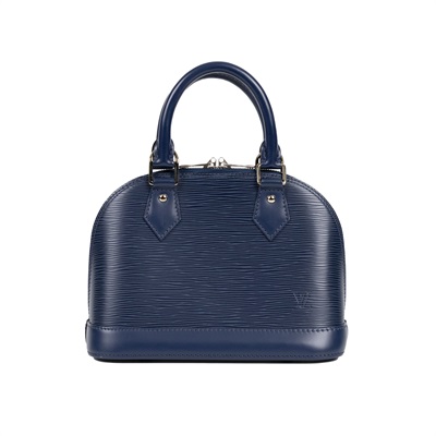 路易威登 LOUIS VUITTON Alma BB 手提包 M40855 藍EPI ALMA BB 防塵袋/鎖組