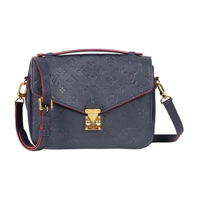 路易威登 LOUIS VUITTON Pochette Metis 金釦 郵差包  M44071 深藍POCHETTE MÉTIS郵差包 原廠盒子/ 購買證明