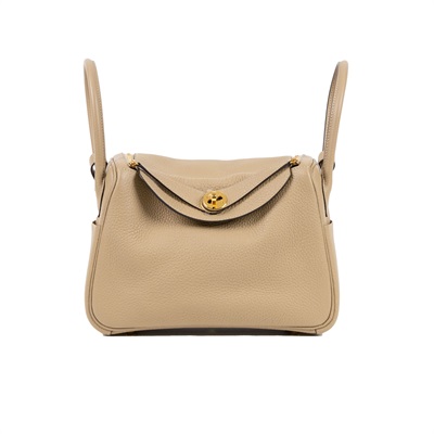 愛馬仕 Hermès Lindy 琳迪包 26 LD26 U刻 風衣灰LINDY26 原廠盒子.防塵袋/購買證明