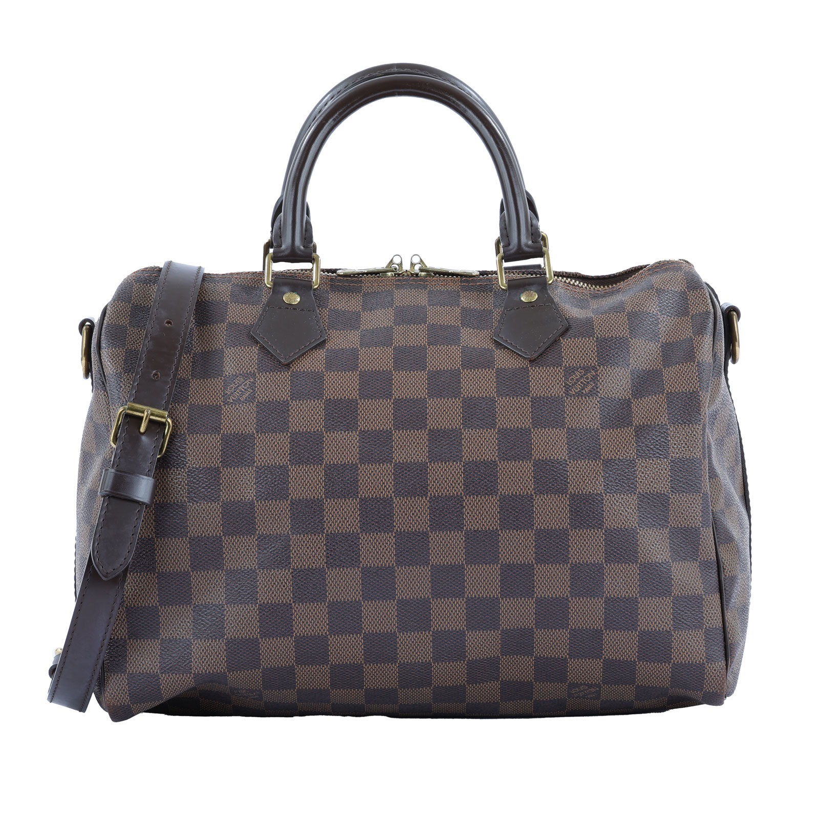 路易威登 LOUIS VUITTON Speedy 30 手提波士頓包 棕棋盤格 N41183 棋盤 SPEEDY 30 背帶款 鎖組