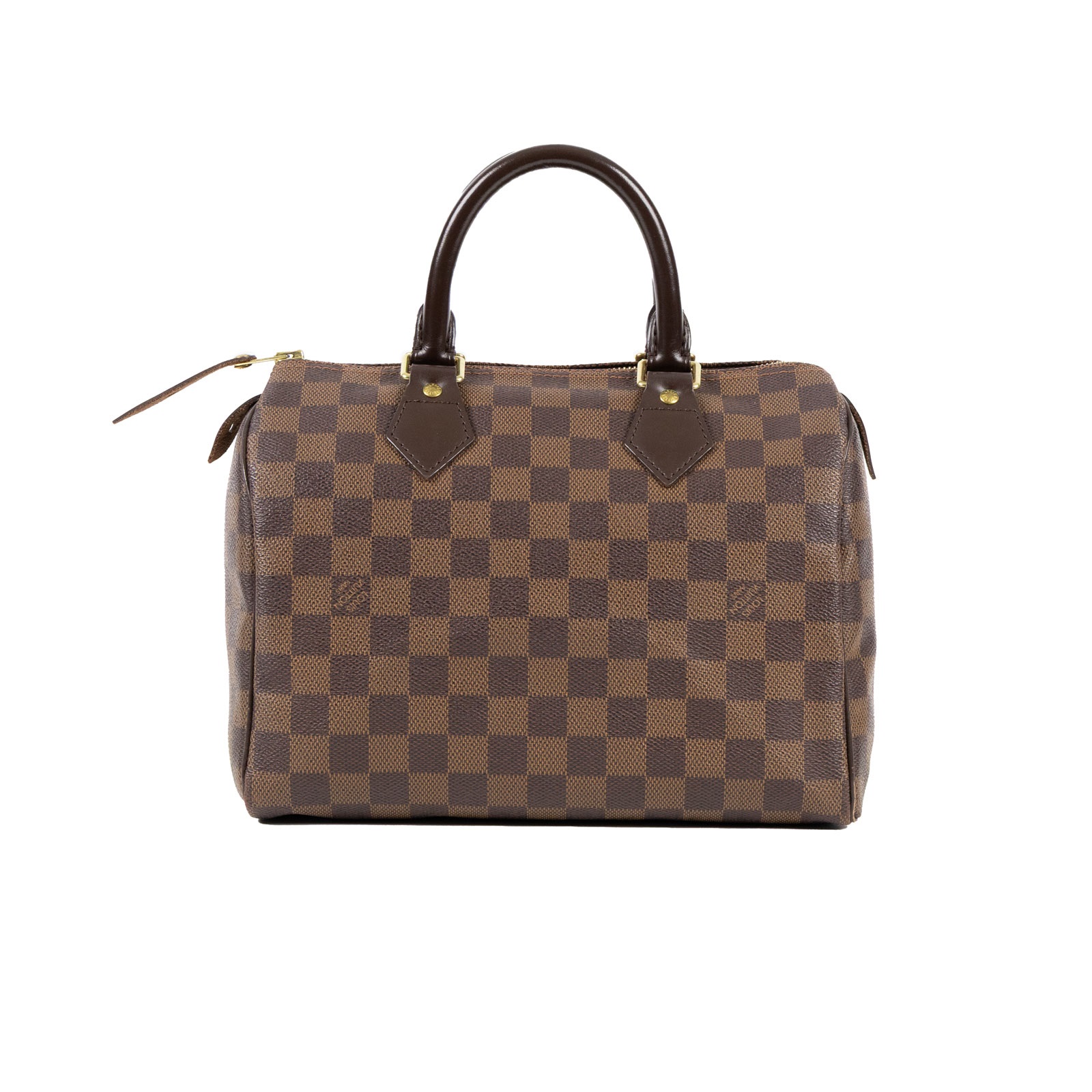 路易威登 LOUIS VUITTON Speedy 25 手提波士頓包 棕棋盤格 N41532 棋盤SPEEDY25 舊版 防塵袋/購買證明