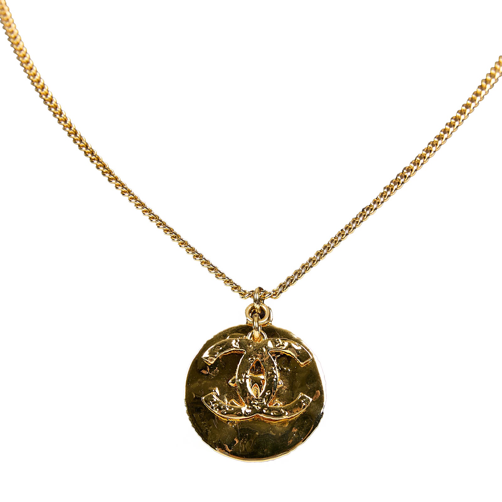 香奈兒 CHANEL 項鍊 L24C 金幣雙C LOGO項鍊 原廠盒子