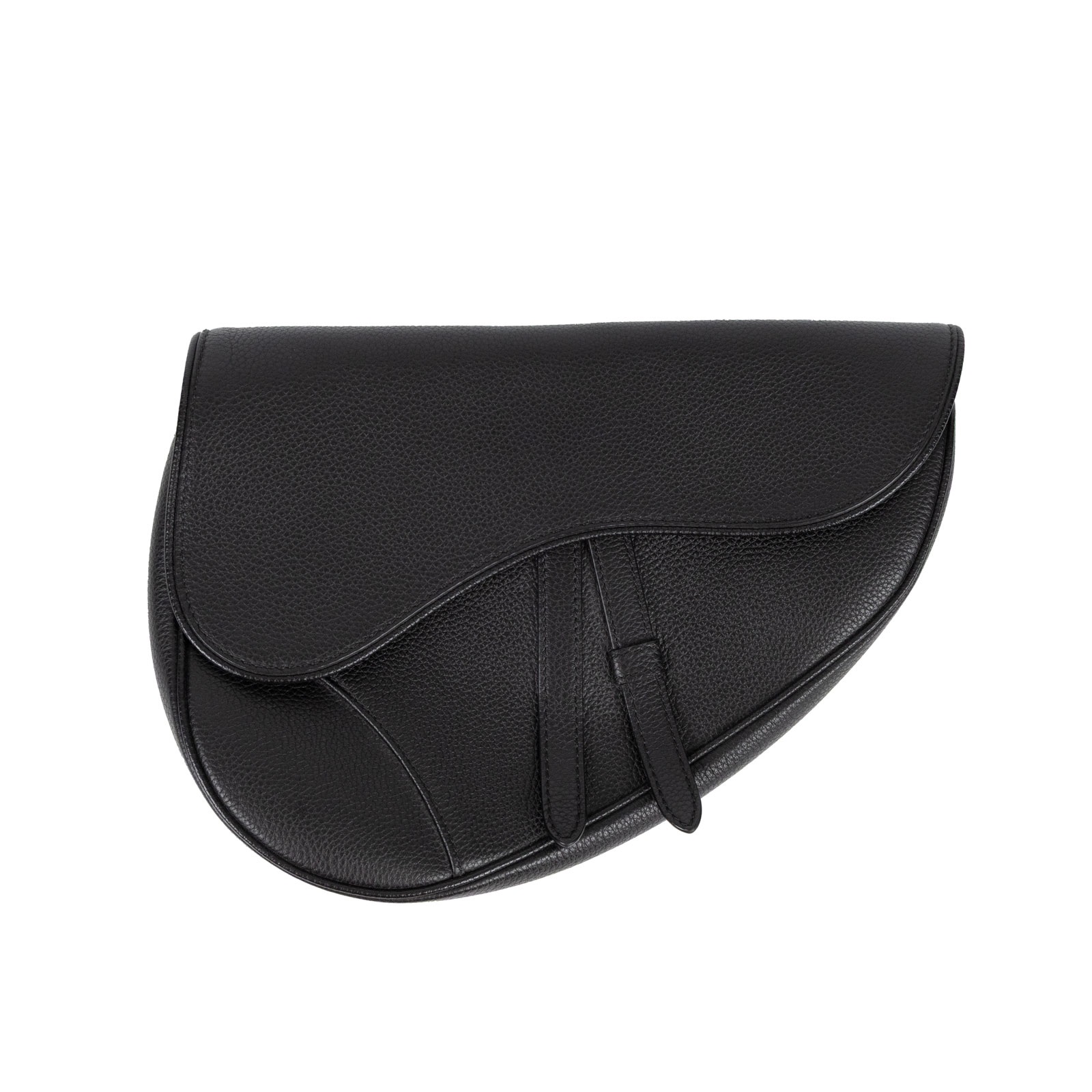 迪奧 CHRISTIAN DIOR Saddle 馬鞍包  黑馬鞍包 防塵袋/ 保證卡
