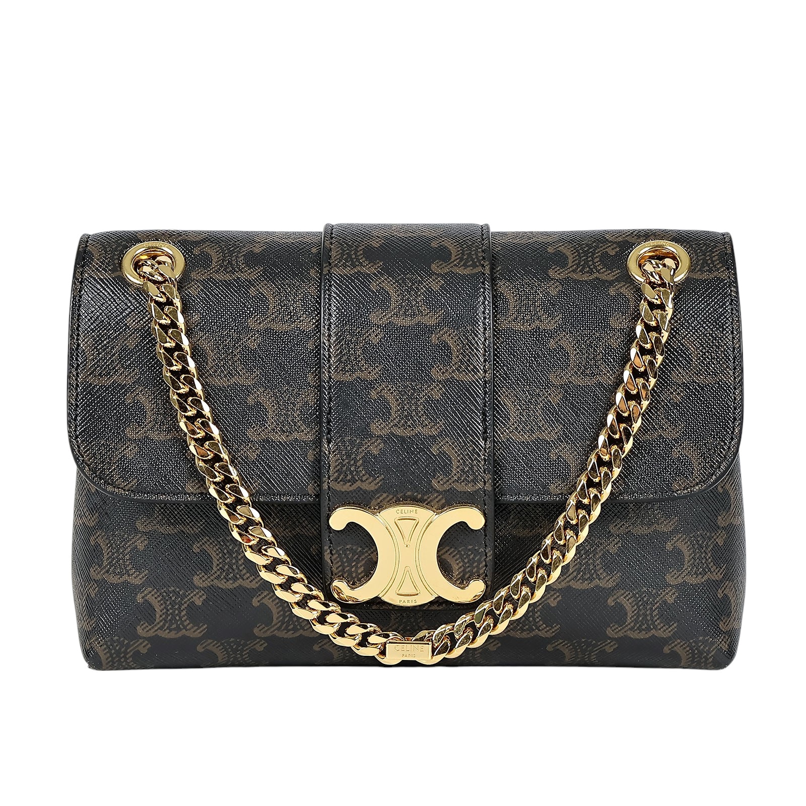 思琳 CELINE Triomphe 帆布 Teen Victoire 手袋 116592FRH TEEN CELINE VICTOIRE 購買證明