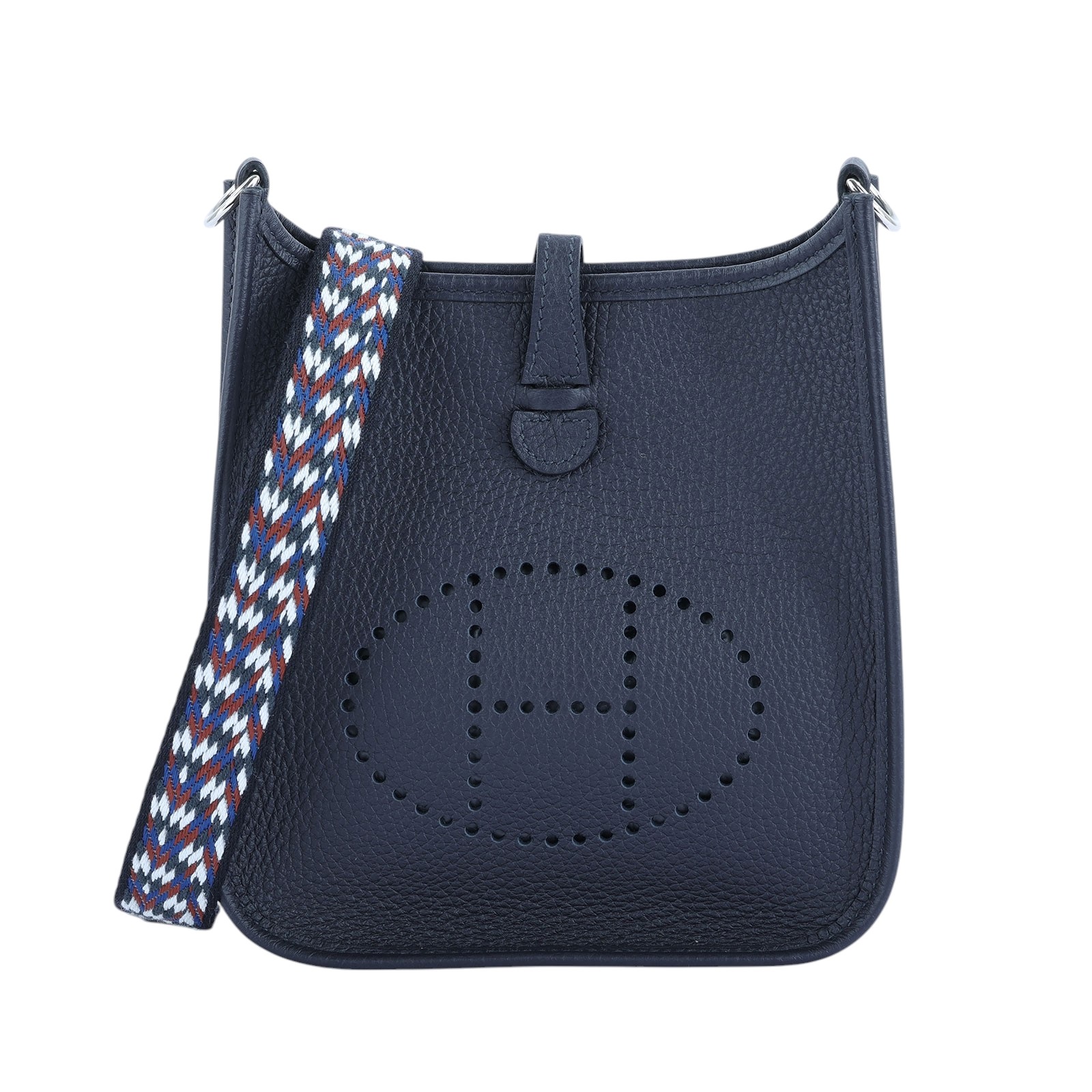愛馬仕 Hermès Evelyne Bag Mini 伊芙琳包 Evelyne 16 EV16 B刻 黑MINI EVELYNE 防塵袋/原廠盒子