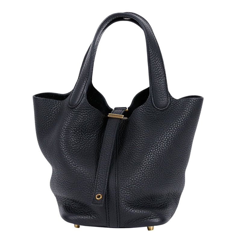 愛馬仕 Hermès Picotin Lock 18 菜籃子包 PT18 U刻 黑PICOTIN18 防塵袋