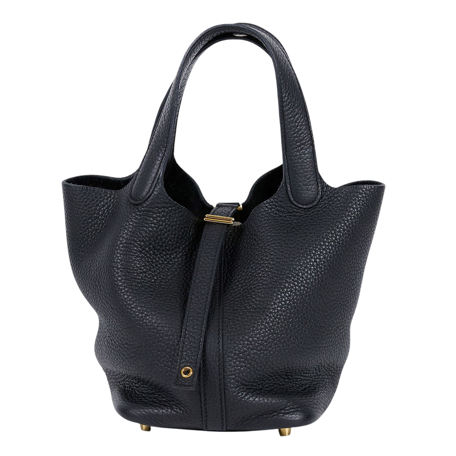 愛馬仕 Hermès Picotin Lock 18 菜籃子包 PT18 U刻 黑PICOTIN18 防塵袋
