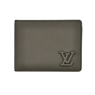 路易威登 LOUIS VUITTON Multiple Wallet 錢包短夾 卡其色 M81734 晶片款 墨綠素面短夾 無附屬品