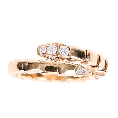 寶格麗 BVLGARI Serpenti Viper 戒指 360456 K18 6P Serpenti Vipe 原廠盒子/保書