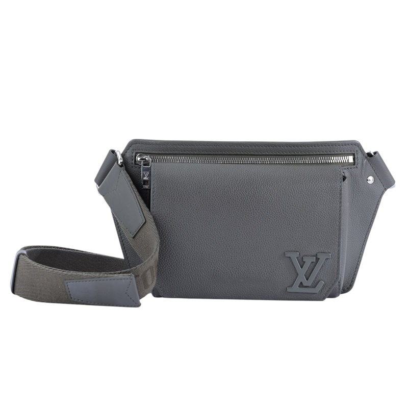 路易威登 LOUIS VUITTON Takeoff 斜背包 M21364 晶片款 Takeoff 墨綠色胸口包 無附屬品