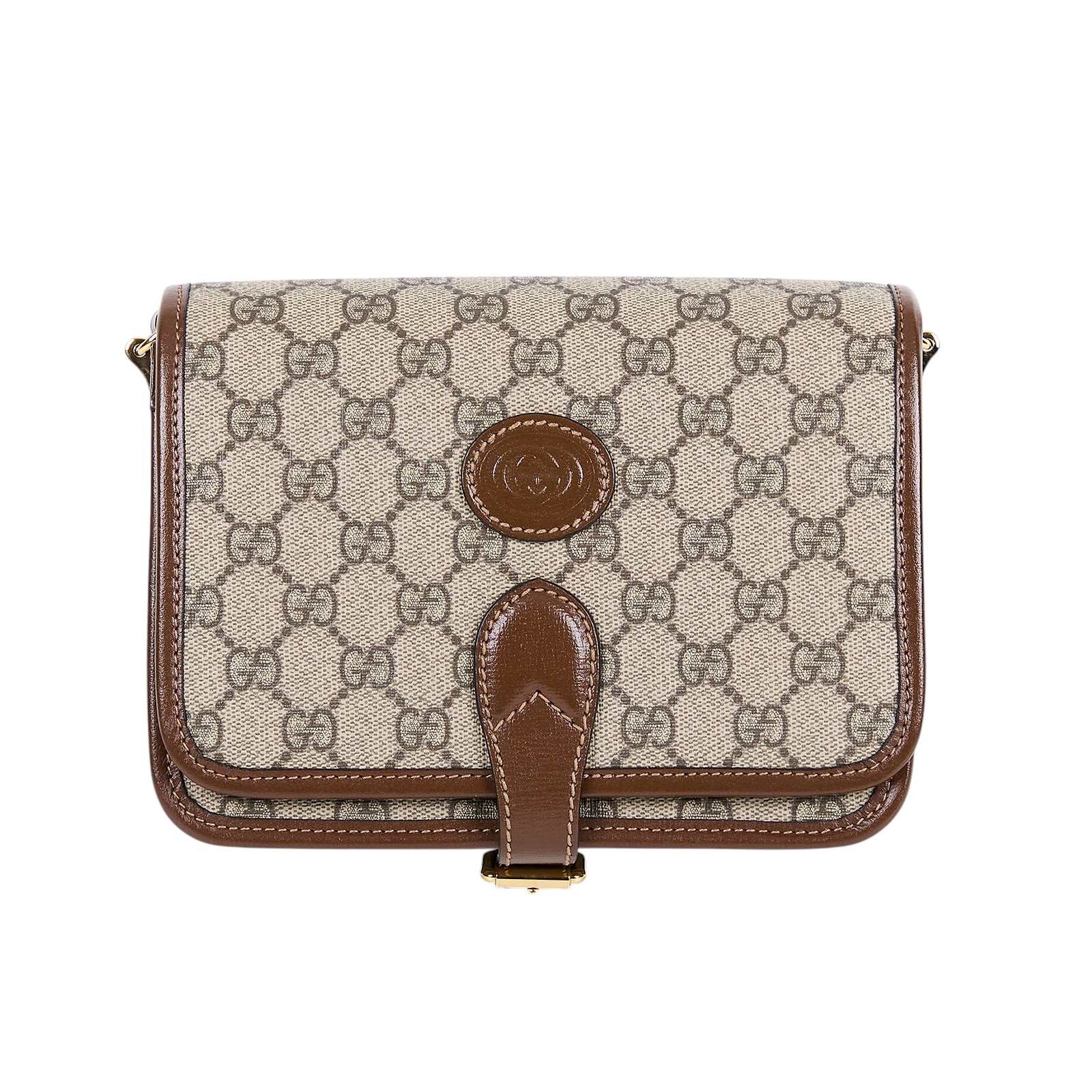 古馳 GUCCI Interlocking G 迷你 斜揹袋 671620 RETRO馬鞍包 原廠盒子/防塵袋/購買證明