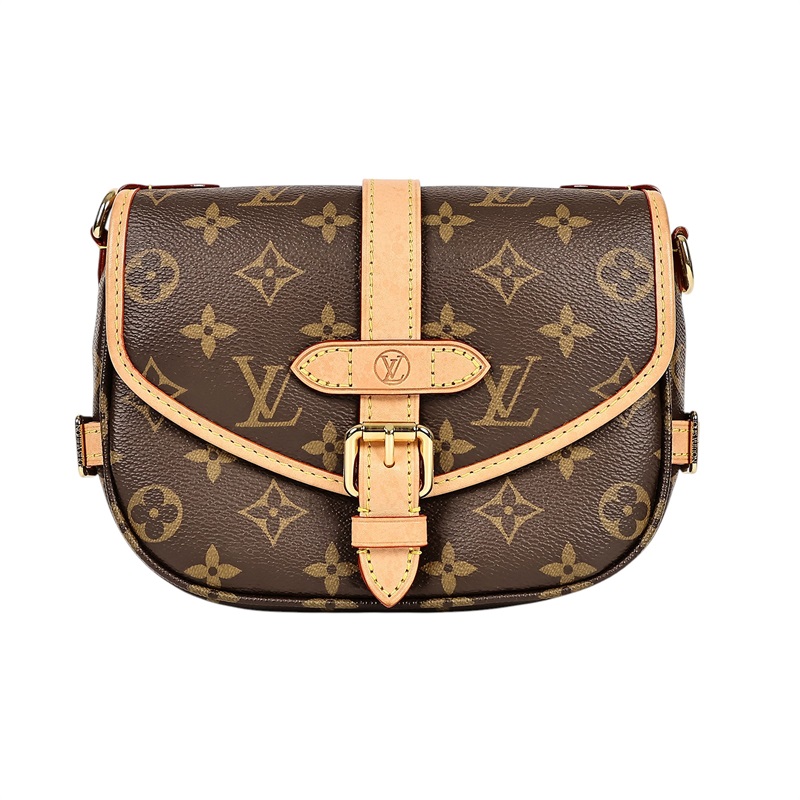 路易威登 LOUIS VUITTON Saumur BB  手提 馬鞍斜背包 M46740 晶片款 原花馬鞍包 BB 原廠盒子/防塵袋/購買證明