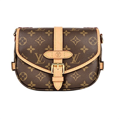 路易威登 LOUIS VUITTON Saumur BB  手提 馬鞍斜背包 M46740 晶片款 原花馬鞍包 BB 原廠盒子/防塵袋/購買證明