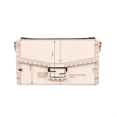 芬迪 FENDI Baguette Soft Trunk 肩背 手提包 7VA565ARD2F  原廠盒子/防塵袋