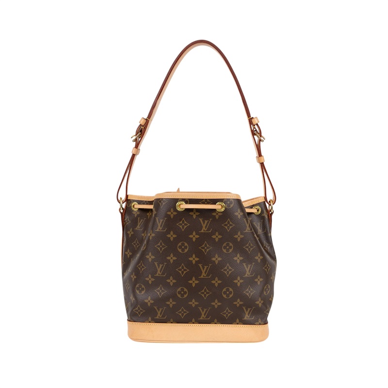 路易威登 LOUIS VUITTON Petit Noé 束口 水桶包 經典帆布 M46984 晶片款 原花水桶包 無附屬品