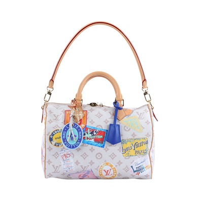 路易威登 LOUIS VUITTON Speedy Soft 30 M14587 晶片款 米白SPEEDY SOFT 30 無附屬品