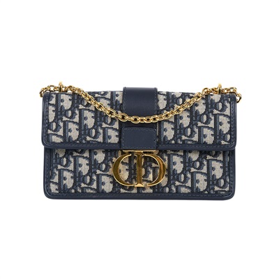 迪奧 CHRISTIAN DIOR 30 Montaigne East-West 附鏈帶包 M9334UTZQ 新款老花蒙田小號 無附屬品