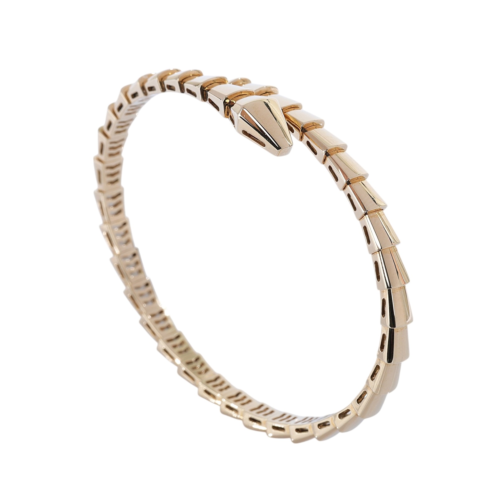 寶格麗 BVLGARI Serpenti Viper 手環 XL 359416 K18YG Serpenti Viper 手環 保證卡/原廠盒子