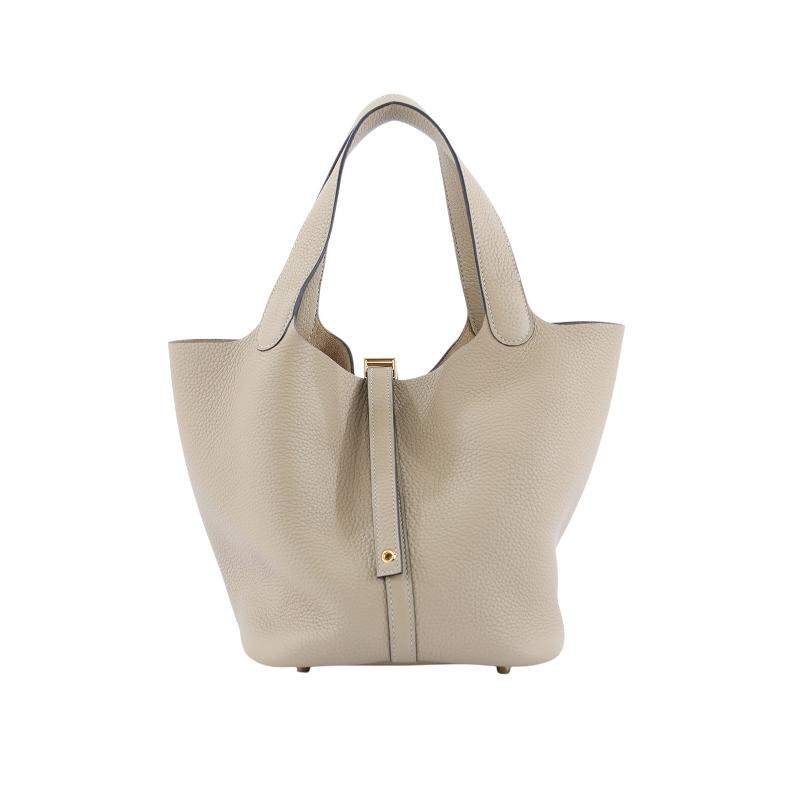 愛馬仕 Hermès Picotin Lock 22 菜籃子包 PT22 K刻 色號S2 TC 風衣灰PICOTIN22 原廠盒子/防塵袋/鎖組