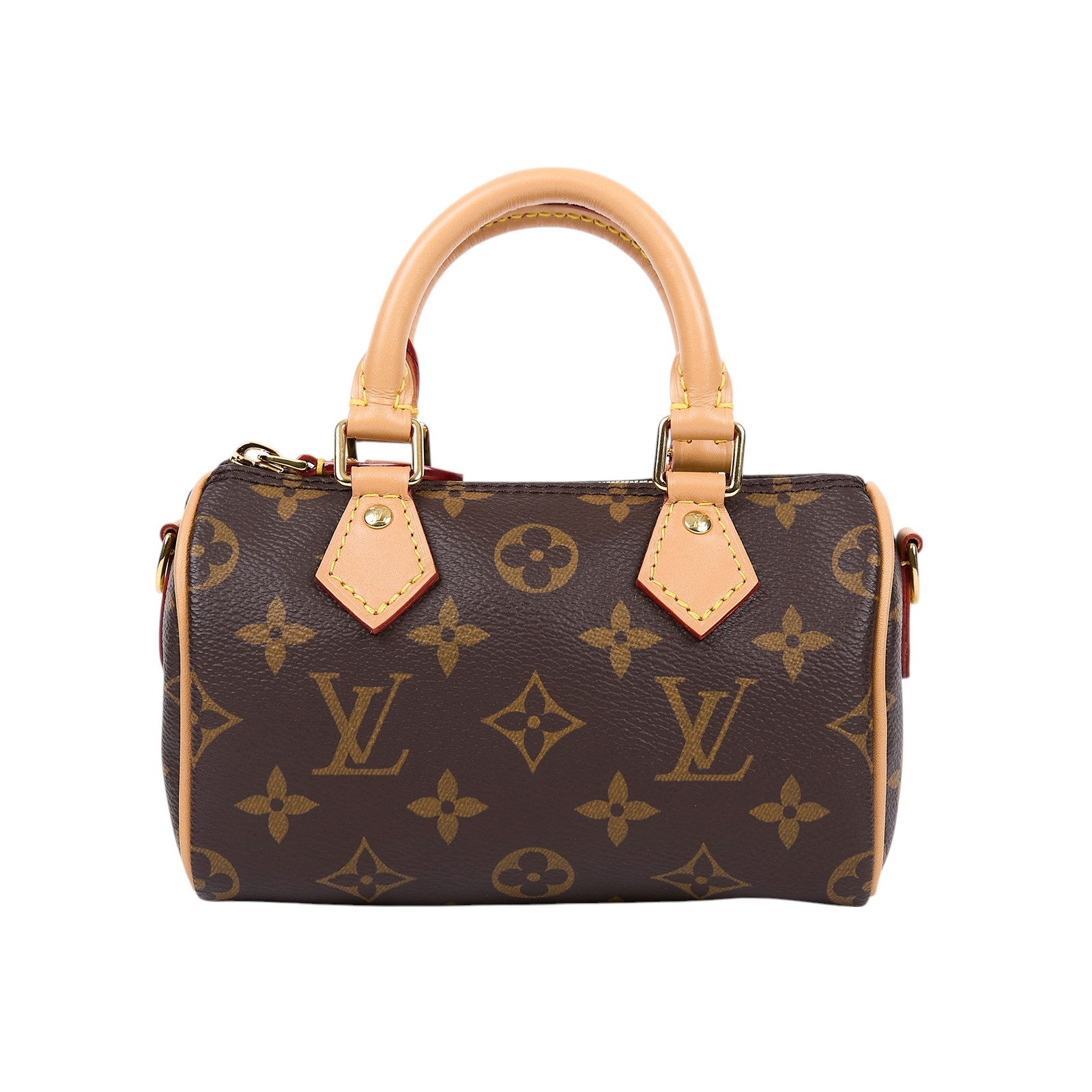 路易威登 LOUIS VUITTON Nano Speedy 原花 手提 肩背包 M81085 原花NANO SPEEDY 防塵袋/原廠盒子