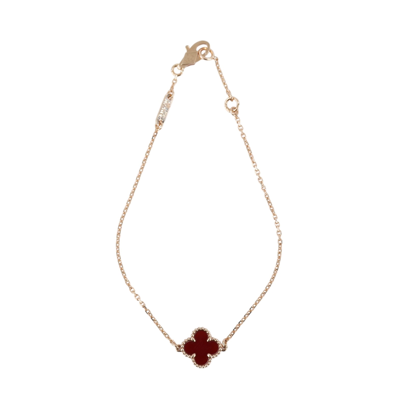 梵克雅寶 Van Cleef & Arpels Sweet Alhambra 吊墜 VCARN59K00_改短1.5cm  原廠盒子/保證卡/購買證明/截短鍊子