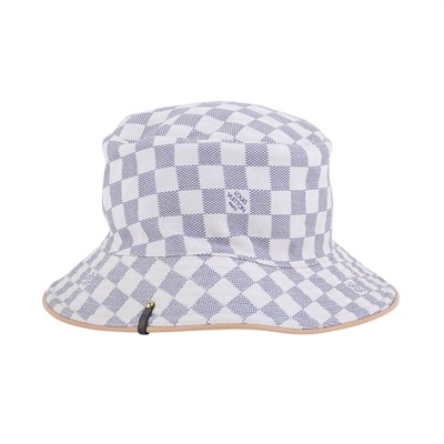 路易威登 LOUIS VUITTON 漁夫帽 M76788 白棋盤漁夫帽 #S 無附屬品