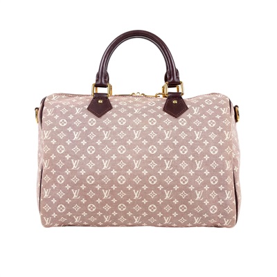路易威登 LOUIS VUITTON Speedy 30 手提波士頓包 Idylle M56704 棕褐色丹寧SPEEDY30 防塵袋