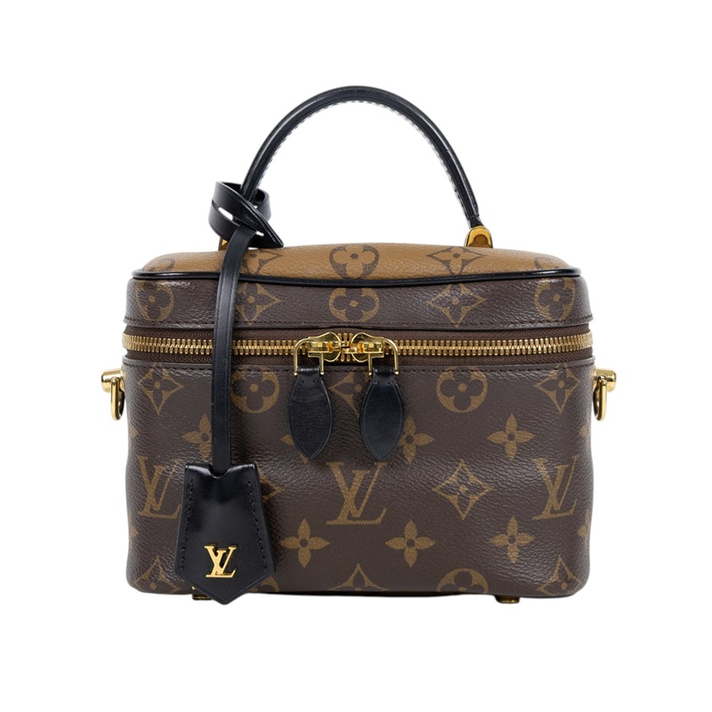 路易威登 LOUIS VUITTON Vanity PM 手提 斜背 化妝箱 M45165 晶片款 原花VANITY PM 原廠盒子/防塵袋/鎖組