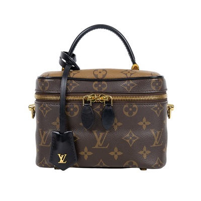 路易威登 LOUIS VUITTON Vanity PM 手提 斜背 化妝箱 M45165 晶片款 原花VANITY PM 原廠盒子/防塵袋/鎖組