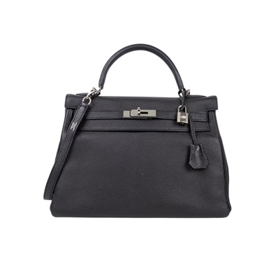 愛馬仕 Hermès Kelly Bag 凱莉包 32 KL32 口Q 2013 黑KELLY 32 2013 背帶/鎖組