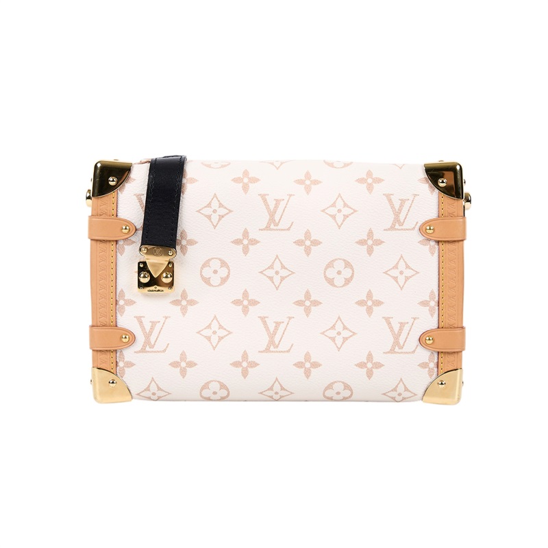 路易威登 LOUIS VUITTON Side Trunk MM 手提 肩背 箱包 M46907 晶片款  原廠盒子/防塵袋/日本購買證明/背帶