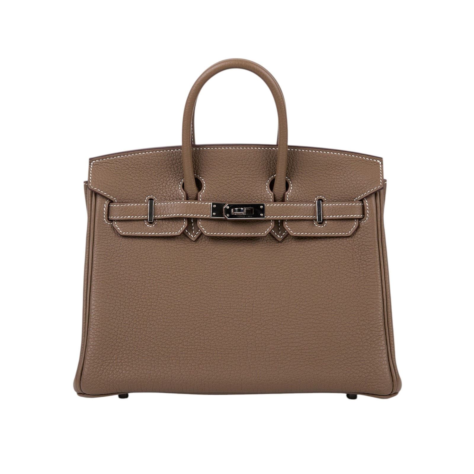 愛馬仕 Hermès Birkin Bag 柏金包 25 BK25 U刻 大象灰BIRKIN25 原廠盒子/防塵袋/雨衣