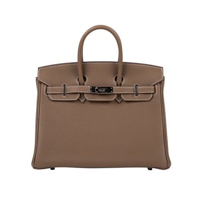 愛馬仕 Hermès Birkin Bag 柏金包 25 BK25 U刻 大象灰BIRKIN25 原廠盒子/防塵袋/雨衣