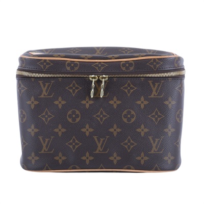 路易威登 LOUIS VUITTON Nice BB 手提 化妝箱 M42265 晶片款 原花Nice BB大化妝包 防塵袋