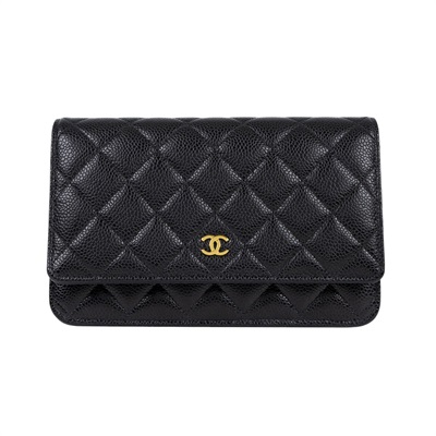 香奈兒 CHANEL Woc 口蓋包 AP02520 Y01864 晶片款 黑荔枝WOC 原廠盒子/防塵袋/購買證明