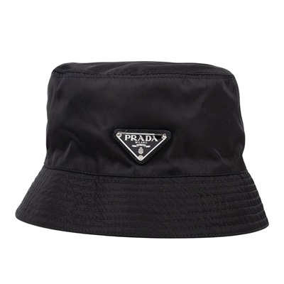 普拉達 PRADA Re-Nylon 漁夫帽 1HC137_2B15_M 黑色漁夫帽 #M 防塵袋